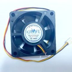 60x60x20 24V Dc 3 Kablolu Kare Fan