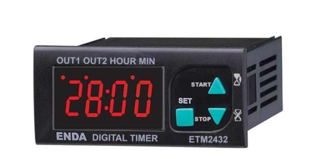 ETM2432 230VAC Dijital Zaman Rölesi 77x35