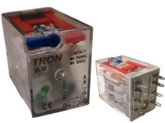 55.32 12VDC 8 Pin 2CO Kontak Röle
