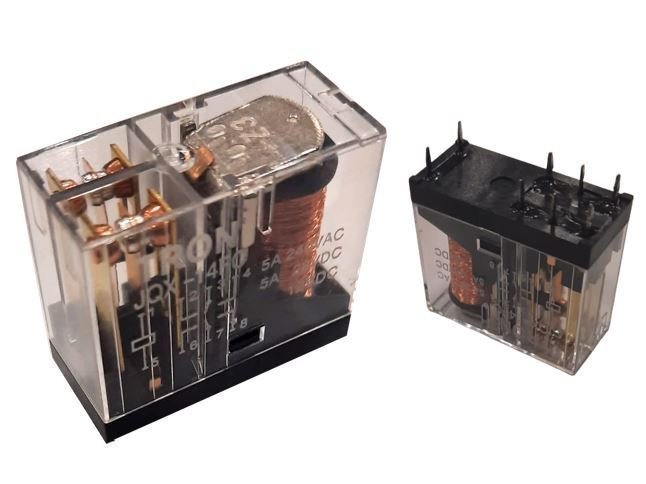 40.52 24V Ac 8 Pin Çift Kontak Röle