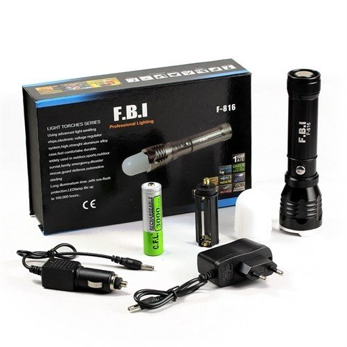 F.B.I F-816 Mıknatıslı Şarjlı Zoom El Feneri