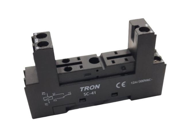 SC-41 Ray Montaj 5 Pin Kısa Tip Röle Soketi
