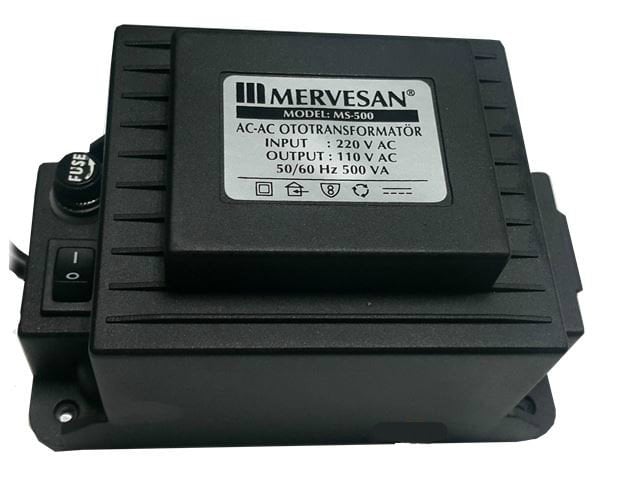 Mervesan MT-500 220/110V AC/AC Dönüştürücü
