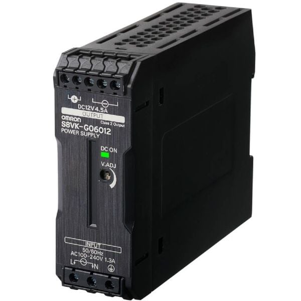 Omron S8VK-G06012 60W 12VDC 4.5A Ray Tipi Güç Kaynağı