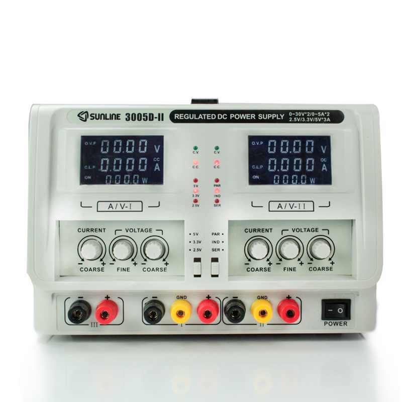 Sunline 3005D-II DC P.Supply 0-30V/0-5 A
