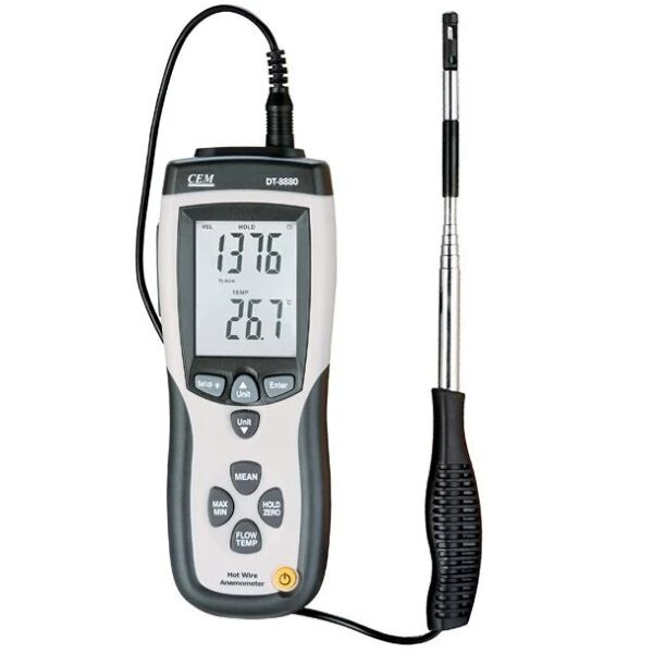 Cem DT 8880 Hava Hızı ve Sıcaklık Ölçer - Anemometre