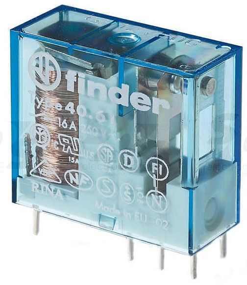 40.61.9.012.0000 Serisi 12V DC Minyatür Pcb Röle