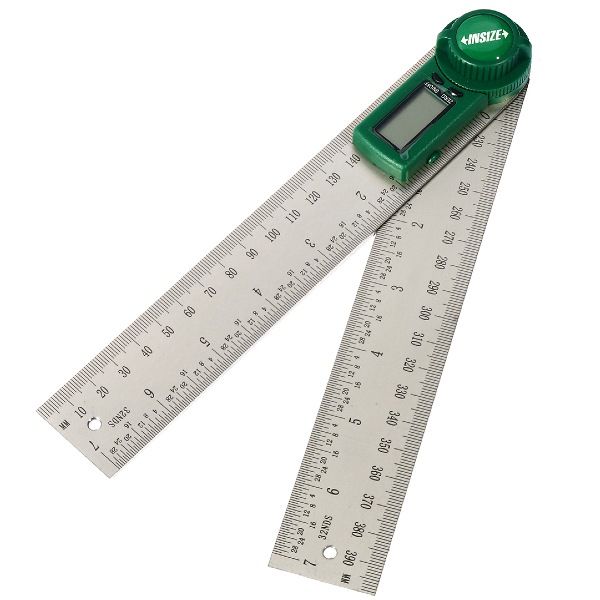İnsize 2176-200 Dijital Açı Ölçer Cetvel 20Cm
