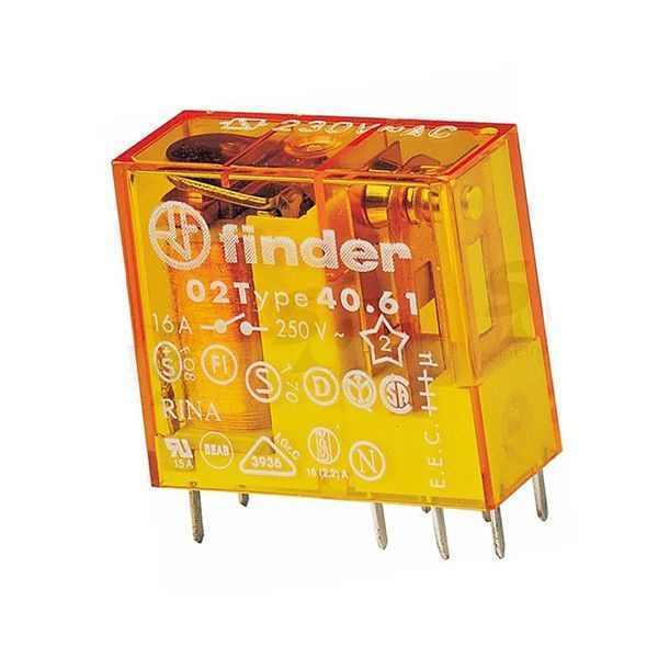 40.61.8.024.0000 24V AC 16A Finder Röle