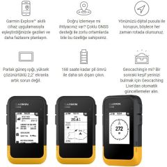 Garmin eTrex SE El Tipi GPS Tarla Arazi Alan Ölçer