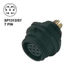 IP68 SP1312/S9N Makine Tipi Dişi Su Geçirmez Konnektör