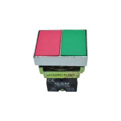 BL8425 İkiz Metal Yaylı Buton IP40 N/O+N/Cxz