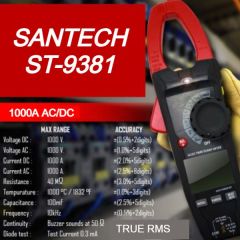 Santech ST-9381 1000A Ac/Dc True Rms Pensampermetre