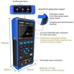 Owon HDS272S 3in1 El Tipi Osiloskop Multimetre Sinyal Jeneratörü