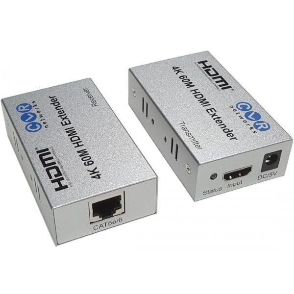 60 Metre Cat6/Cat7 4Kx2K Hdmi Extender Mesafe Uzatıcı