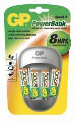 Powerbank Quick3 Pil Şarj Cihazı + 4x2700 mAh Pil