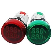 AD22-22VA 22mm Dijital Voltampermetre