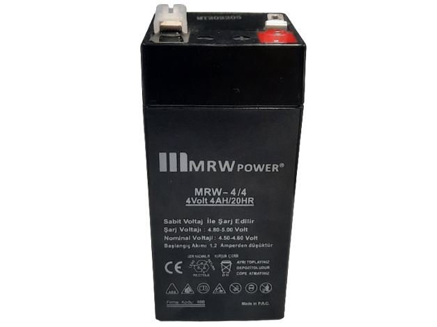 Mrw Power 4V 4Ah Bakımsız Kuru Akü