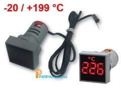 22mm LED Dijital Göstergeli Termometre