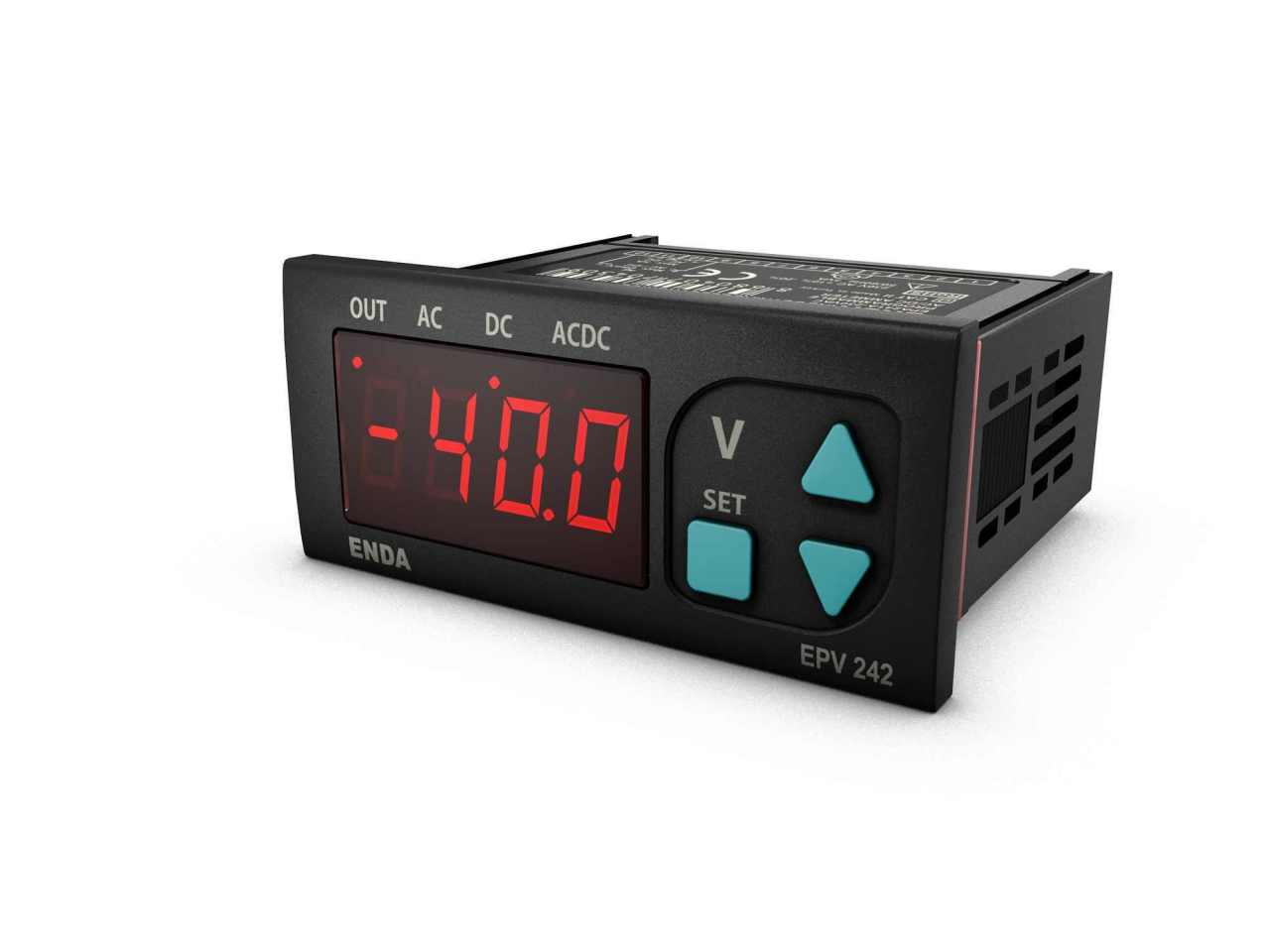Enda EPV242-R 230VAC Voltmetre AC/DC 77x35