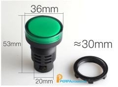 30mm 220V AC Led Sinyal Lambası