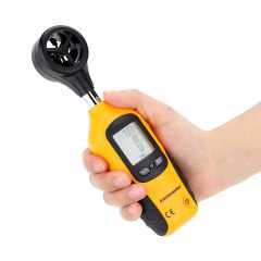HT-81 LCD Dijital Anemometre Rüzgar Ölçer ve Termometre