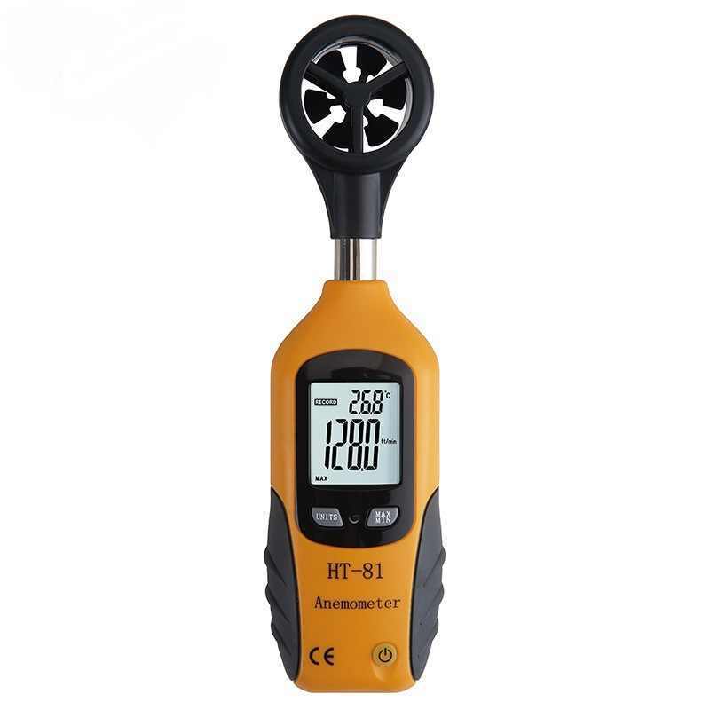 HT-81 LCD Dijital Anemometre Rüzgar Ölçer ve Termometre