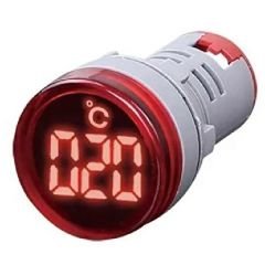 AD22-22T 22mm LED Dijital Göstergeli Termometre