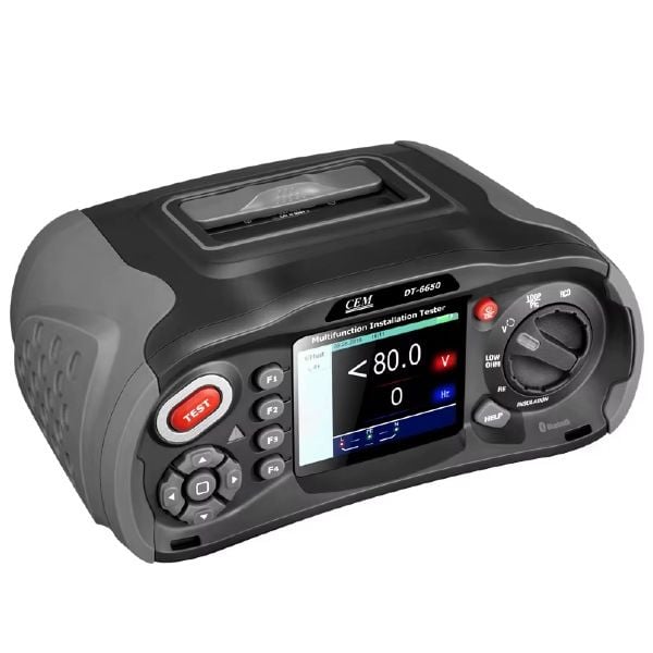 Cem DT-6650 Çok Fonksiyonlu Tesisat Test Cihazı