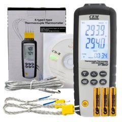 Cem DT-3891F 2 Kanallı Sıcaklık Kayıt Cihazı Datalogger