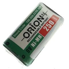 9V 250mAh Ni-Mh Şarj Edilebilir Pil