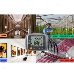 AZ 88081 Profesyonel Sıcaklık ve Nem Ölçer Datalogger