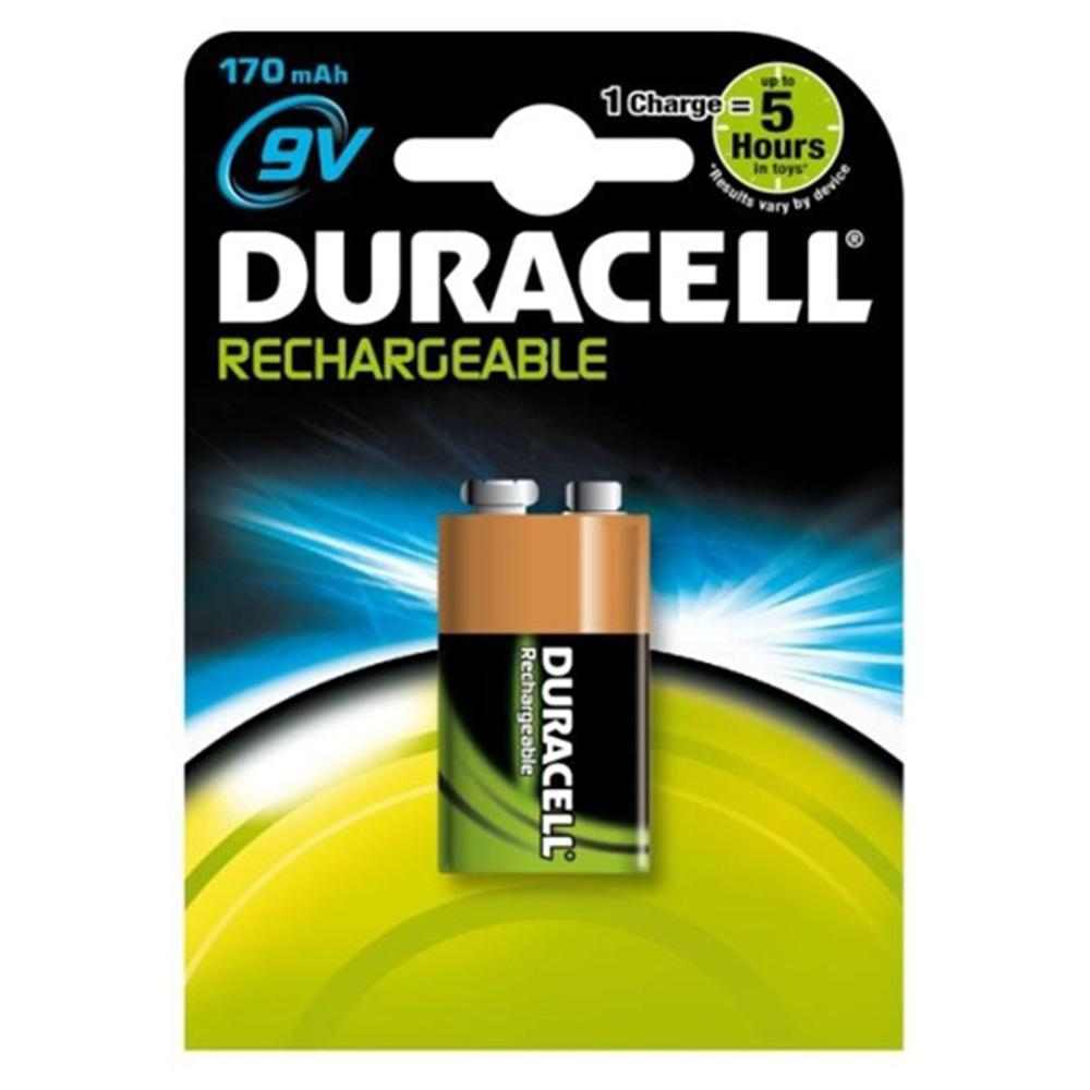 Duracell 170mAh 8.4V 9V Şarjlı Pil