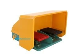 CFS-602 İkili NO + NC Korumalı Ayak Pedalı