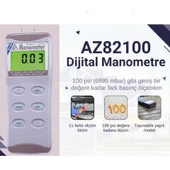 AZ82100 100 Psi Dijital Manometre
