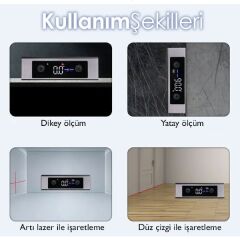 Loyka 5342 Mini Dijital Lazerli Eğim Ölçer