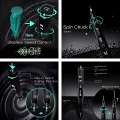 2UUL DA84 Mini Şarjlı Taşlama Kalemi