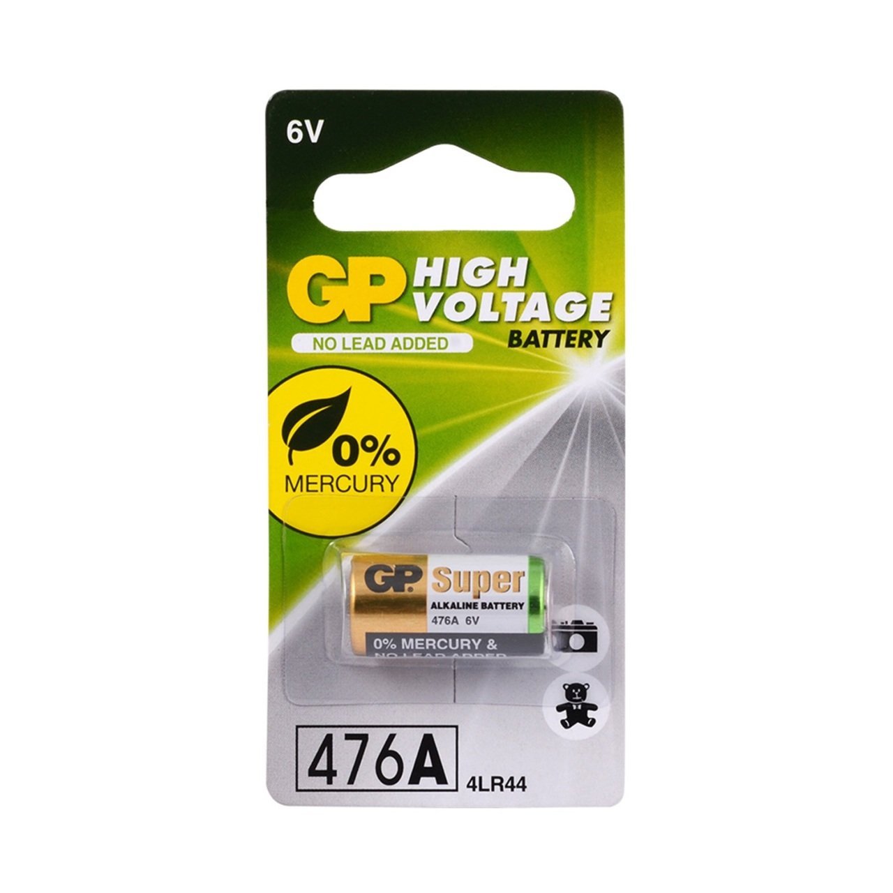 GP 476A 4LR44 6V Süper Alkalin Pil (Tekli Blister)