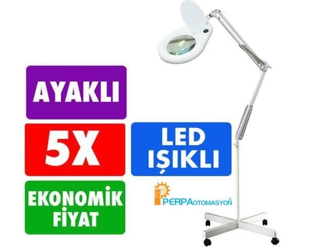 Loyka 5X Led Işıklı Ayaklı Büyüteç