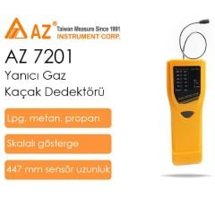 AZ 7201 Yanıcı Gaz Kaçak Dedektörü