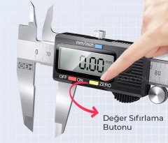 200mm Dijital Kumpas