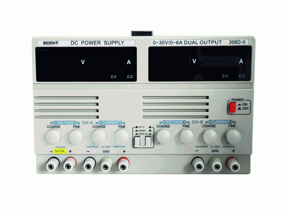 306D-2 30V - 6A DC Ayarlı Güç Kaynağı (Çift Çıkışlı)