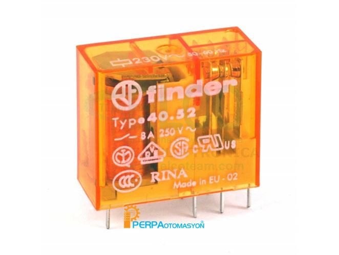 Finder 40.52.8.230 Serisi 230V AC Minyatür Pcb Röle