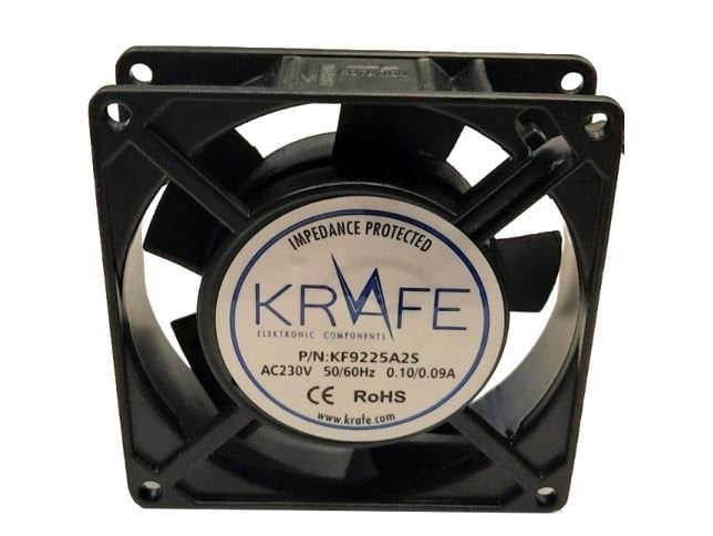 Krafe 92x92x25  220V  Ac Fan Soketli