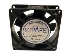 Krafe 92x92x25  220V  Ac Fan Soketli