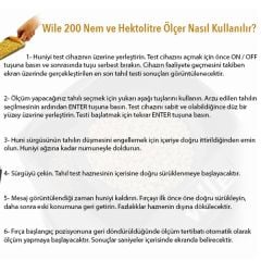 Wile 200 Tahıl Nem ve Hektolitre Ölçer