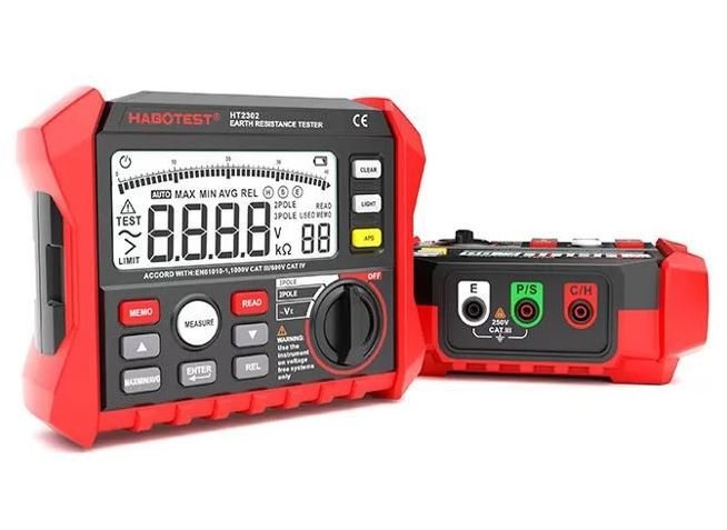 Habotest HT2302 Dijital Toprak Direnci Test Cihazı