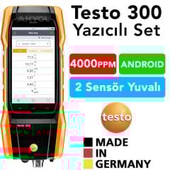 Testo 300 Baca Gaz Analiz Cihazı  (Akıllı Dokunmatik Ekran)