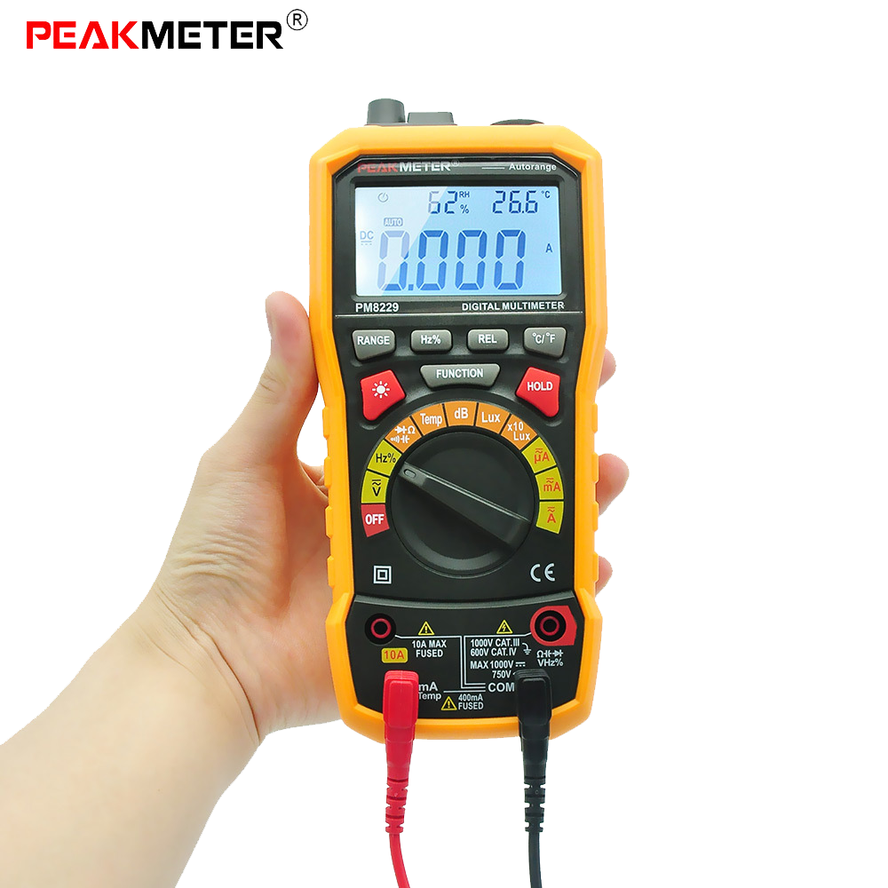 PeakMeter MS8229 Çok Fonksiyonlu Digital Multimetre