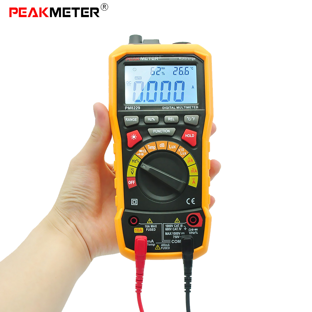 PeakMeter MS8229 Çok Fonksiyonlu Digital Multimetre